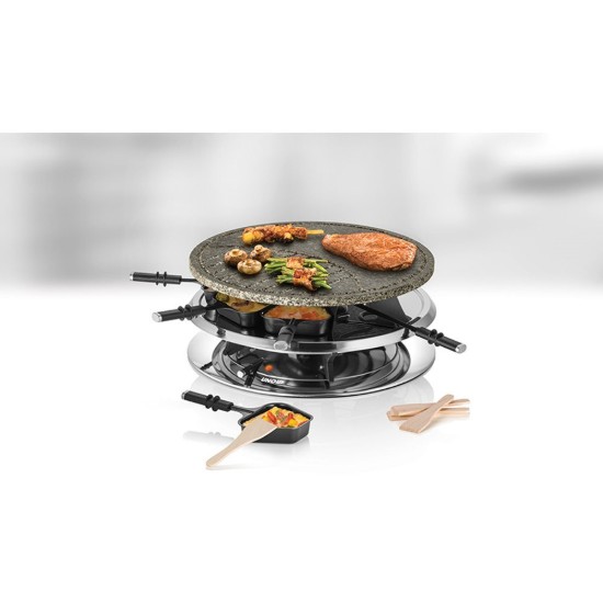 Raclette Multi 4 in 1 Elektrokochfeld, 1300 W – Unold