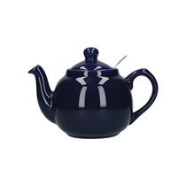 Teapot, ceramic, 1200 ml, Farmhouse, Cobalt Blue – London Pottery