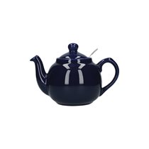 Teapot, ceramic, 600 ml, Farmhouse, Cobalt Blue – London Pottery