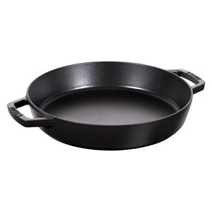 Cast iron frying pan, 34 cm, Black - Staub