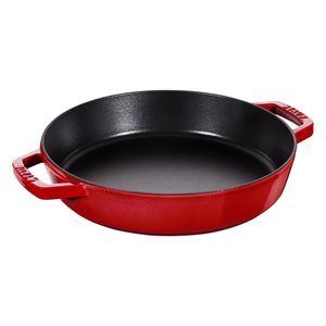 Cast iron frying pan, 34cm, Cherry - Staub