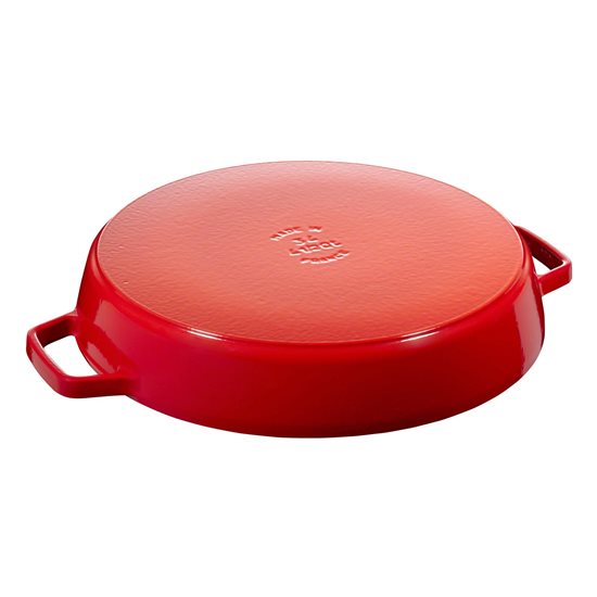 Cast iron frying pan, 34cm, Cherry - Staub