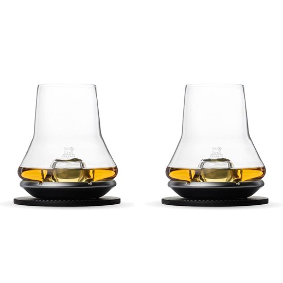 Sett med 2 whiskyglass med kjølebunn, 380 ml, "Les Impitoyables" - Peugeot