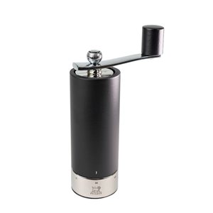 "Isen" pepper grinder with crank handle, 18 cm, Matte Black - Peugeot