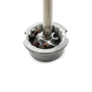 "Isen" pepper grinder with crank handle, 18 cm, Matte Black - Peugeot