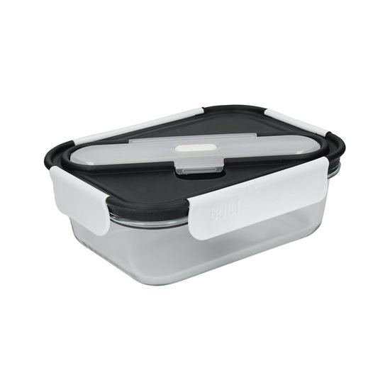 Madkasse med bestik, 900 ml, borosilikatglas, Built - Kitchen Craft