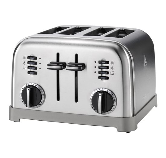 4 yuvalı tost makinesi, 1800 W, "Silver" - Cuisinart