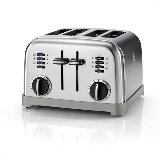 4 yuvalı tost makinesi, 1800 W, "Silver" - Cuisinart