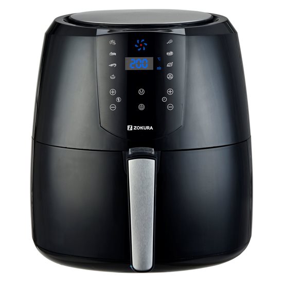 Friteuse à air chaud, 5,2 L, 1800 W - Zokura