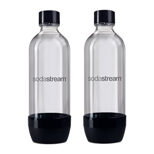 Set of 2 plastic bottles, 1 L - SodaStream