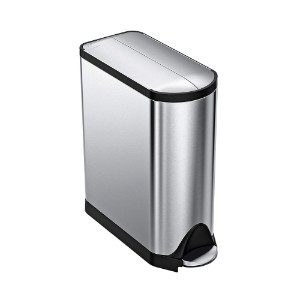 Poubelle à pédale, 45 L, inox - simplehuman