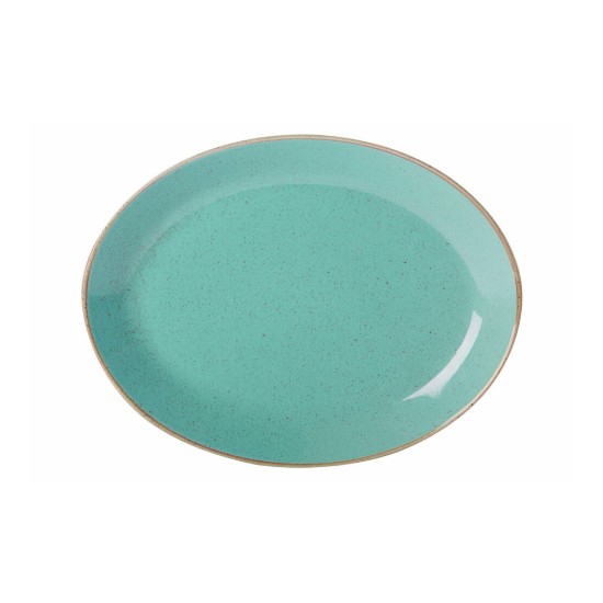 Service de table 30 pièces, porcelaine, "Seasons", Turquoise - Porland