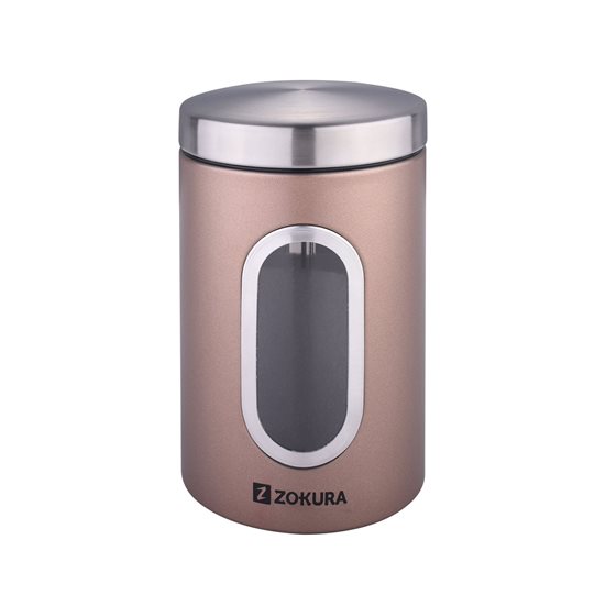 Jar, 1500 ml, stainless steel - Zokura