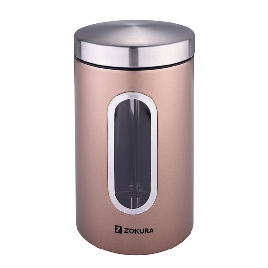 Jar, 2600 ml, stainless steel - Zokura