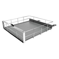 Sliding organizer for cabinet, 50.2 x 50.8 cm - "simplehuman" brand