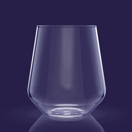 Sklenice na pití Lady Yoko, na vodu, 400 ml, plast - HappyGlass