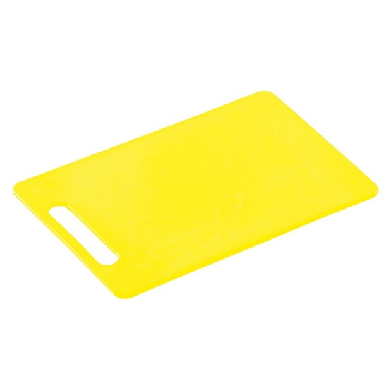 Plastic chopping board, 34 x 24 cm, 0.4 cm thick, Yellow - Kesper