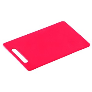 Plastic chopping board, 34 x 24 cm, 0.6 cm thick, Red - Kesper