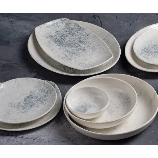 Porcelain plate, 27 cm, "Ethos Smoky" - Porland 