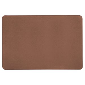 Bordsmatta, 43 x 29 cm, polyester, chokladbrun - Kesper