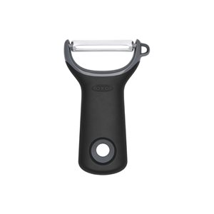 Vegetable peeler, stainless steel, black - OXO