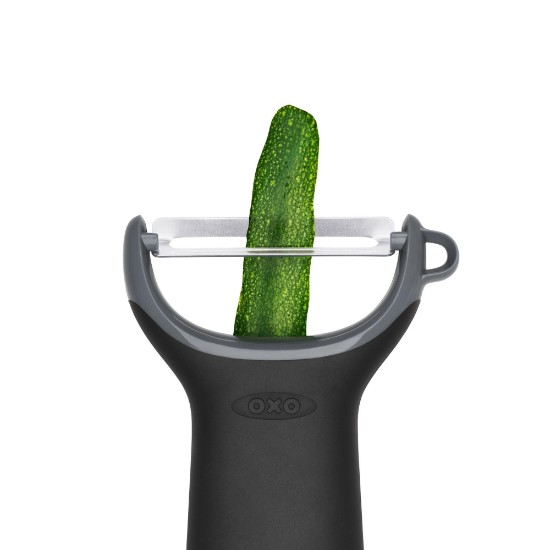 Зеленчуков пилинг, неръждаема стомана, черен - OXO