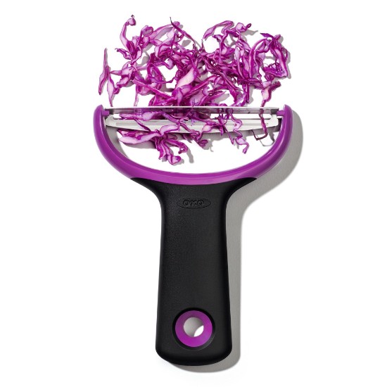 Large vegetable peeler, stainless steel, purple - OXO