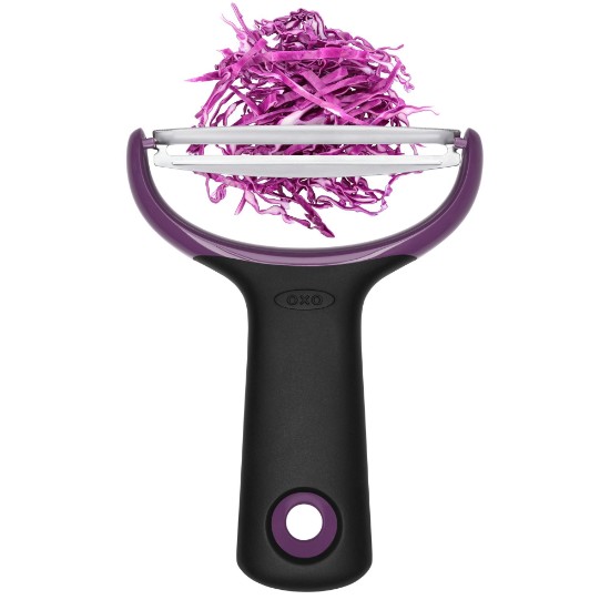 Large vegetable peeler, stainless steel, purple - OXO