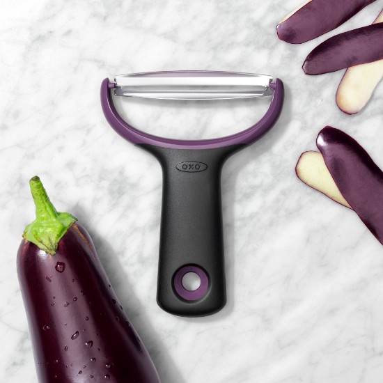 Large vegetable peeler, stainless steel, purple - OXO