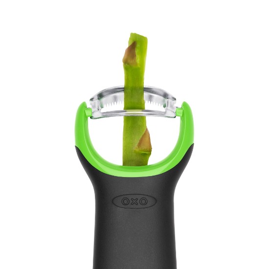 Sparģeļu mizotājs, nerūsējošais tērauds, zaļš - OXO