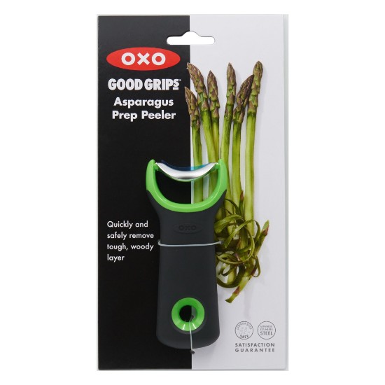 Asparagus peeler, stainless steel, green - OXO