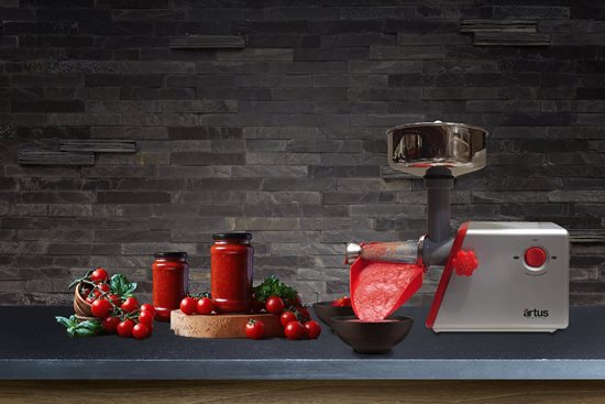 Elektrisk tomatjuicer "Artus", 550 W, med trakt i rustfritt stål - Cibustek