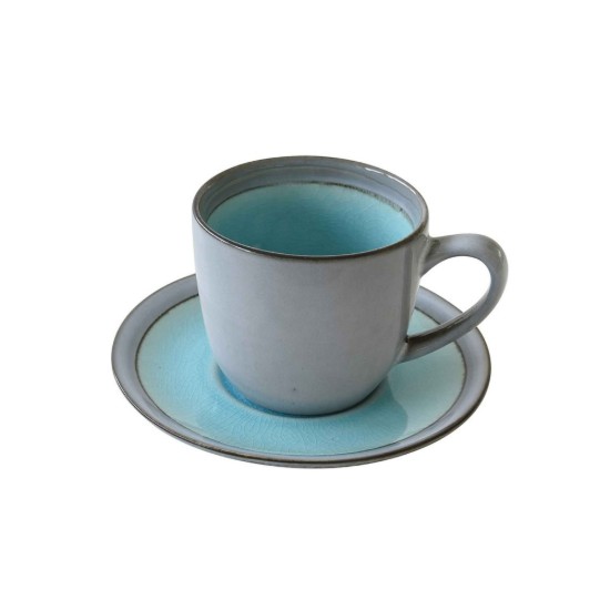 Taza de té con plato 240 ml, gama "Origin", Azul - Easy Life