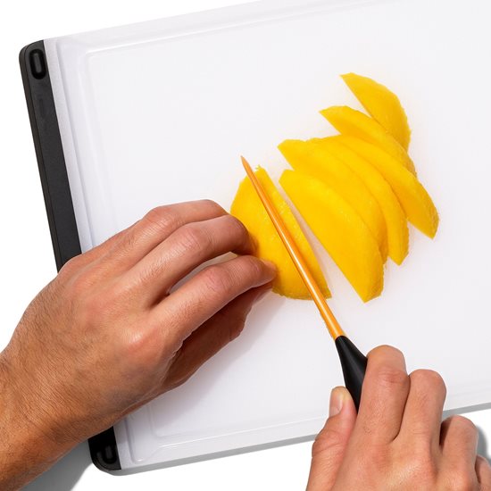 Mango slicing knife with scoop, plastic - OXO