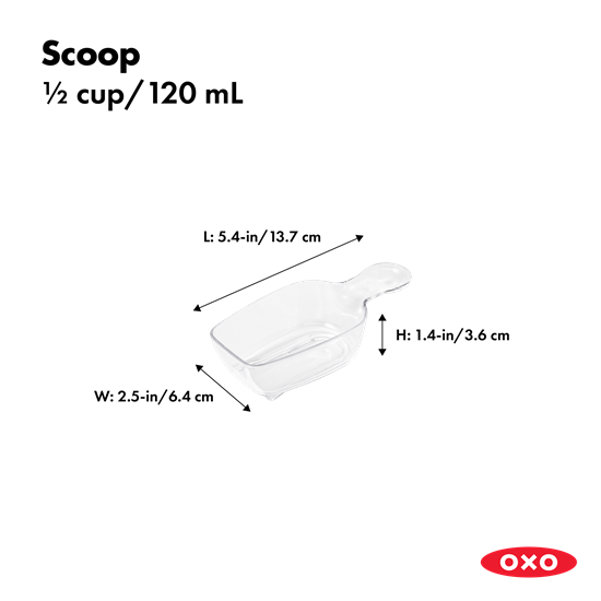 Cuillère doseuse, plastique, 125 ml - OXO