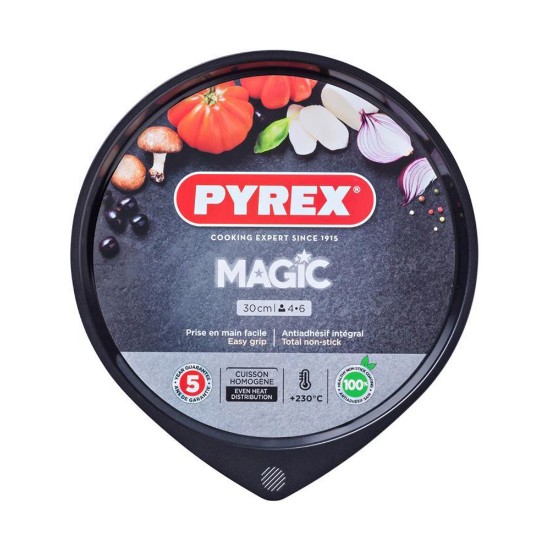 Pizza pan, carbon steel, 35 x 32 cm, Magic - Pyrex