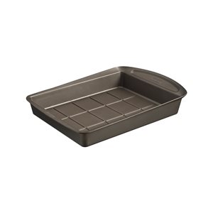 Baking pan, 28 x 22 cm, "ASIMETRIA", carbon steel - Pyrex