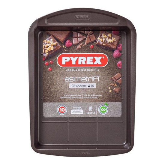 Форма для выпечки, 28 x 22 см, "ASIMETRIA", углеродистая сталь - Pyrex