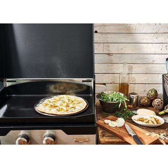 Pizza tray, 32.5 cm, blue steel - "de Buyer" brand