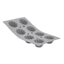 Silicone mold for 8 muffins, 30 x 17.6 cm - "de Buyer" brand