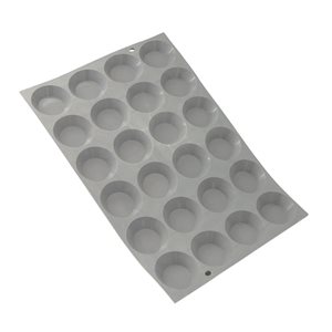Silicone mold for 24 mini tarts, 30 x 19.5 cm - "de Buyer" brand