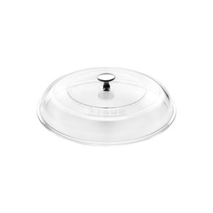 28 cm round lid, glass - Staub