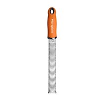 30.5 x 3.3 x 2.5 cm grater made of surgical steel, orange color - Microplane brand