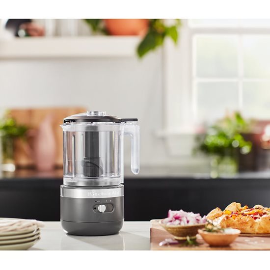 Cordless food-chopper, "Charcoal Gray" color - KitchenAid brand