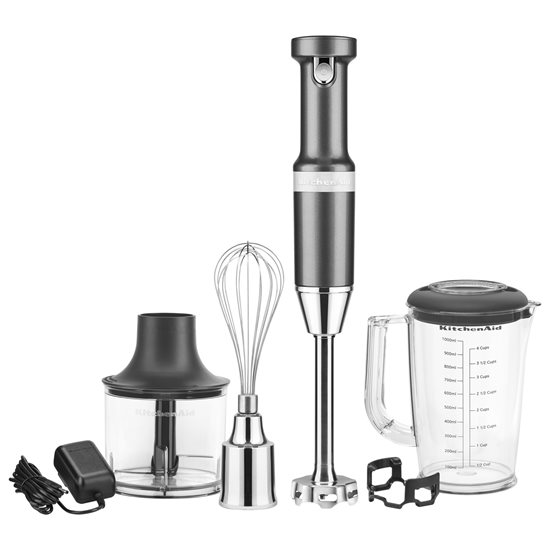 Cordless hand blender, Artisan, Medallion Silver - KitchenAid