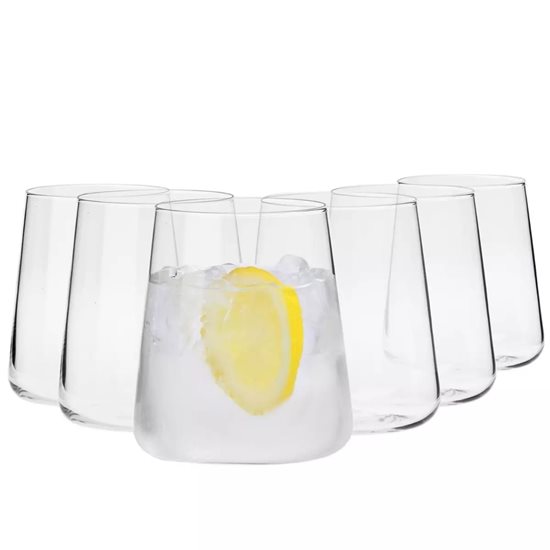 Set of 6 "Avant-Garde" drinking glasses, 380 ml - Krosno