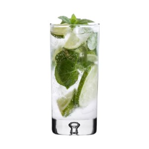 Set med 6 Long Drinks-glas gjorda av kristallint glas, 300 ml, "Legend" - Krosno