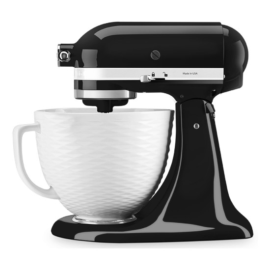 Cuenco de cerámica, 4,7 L, Embossed White - KitchenAid