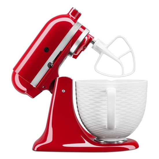 Cuenco de cerámica, 4,7 L, Embossed White - KitchenAid
