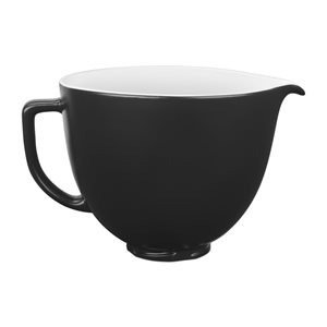 Ceramic bowl, 4.7L, Matte Black – KitchenAid